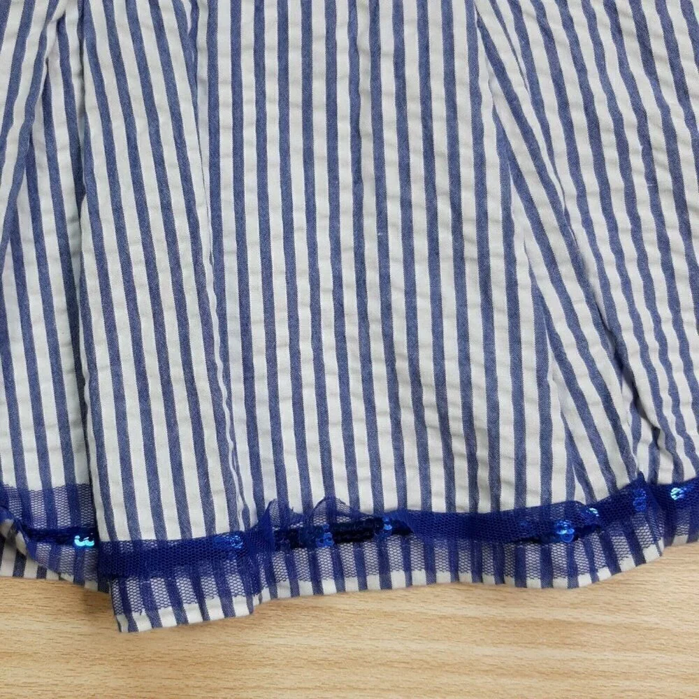 The Childrens Place Girls Striped Seersucker Skirt